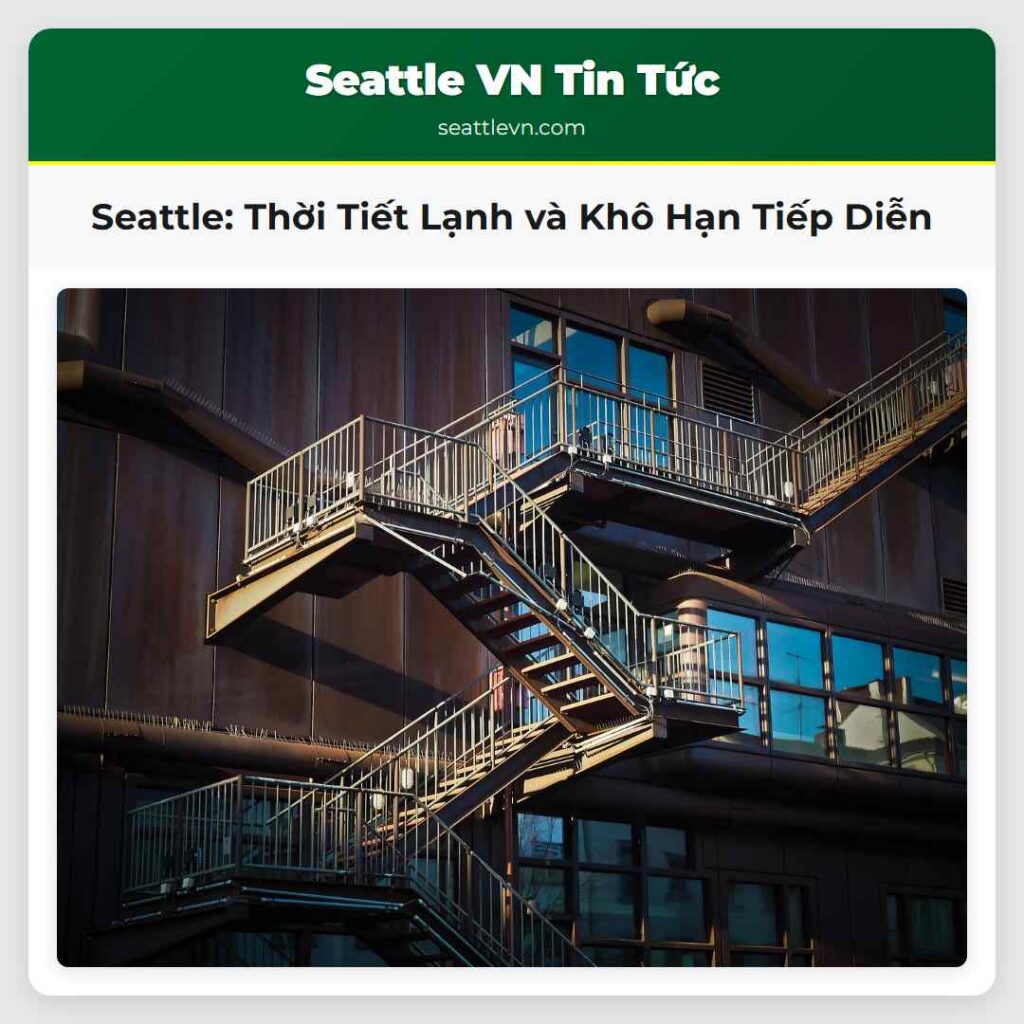 Seattle: Thời Tiết Lạnh và Khô Hạn Tiếp Diễn