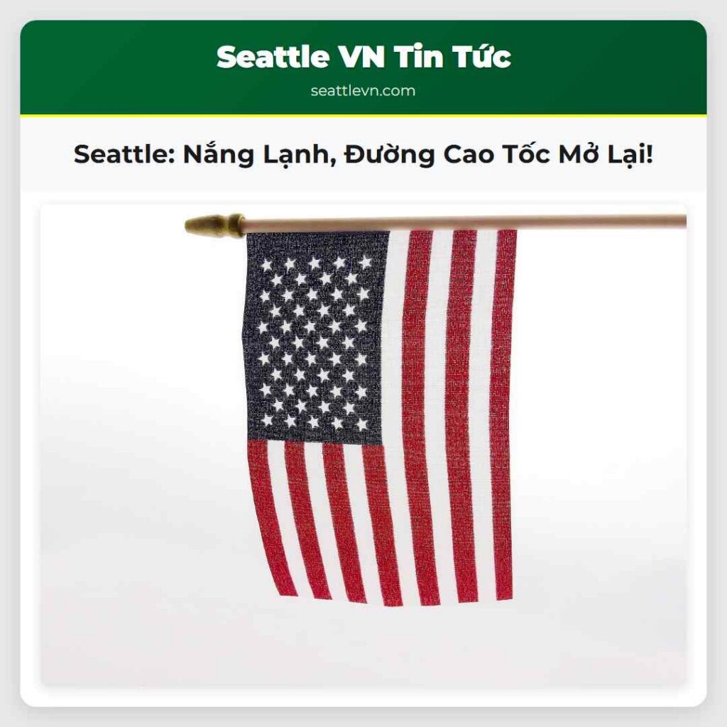 Seattle: Nắng Lạnh, Đường Cao Tốc Mở Lại!