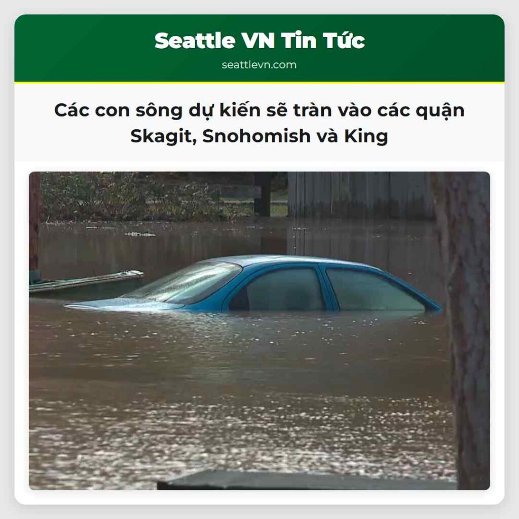 Các con sông dự kiến ​​sẽ tràn vào các quận