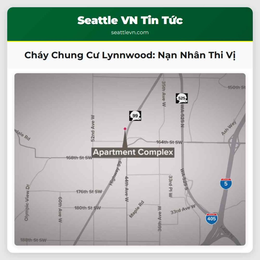 Cháy Chung Cư Lynnwood: Nạn Nhân Thi Vị
