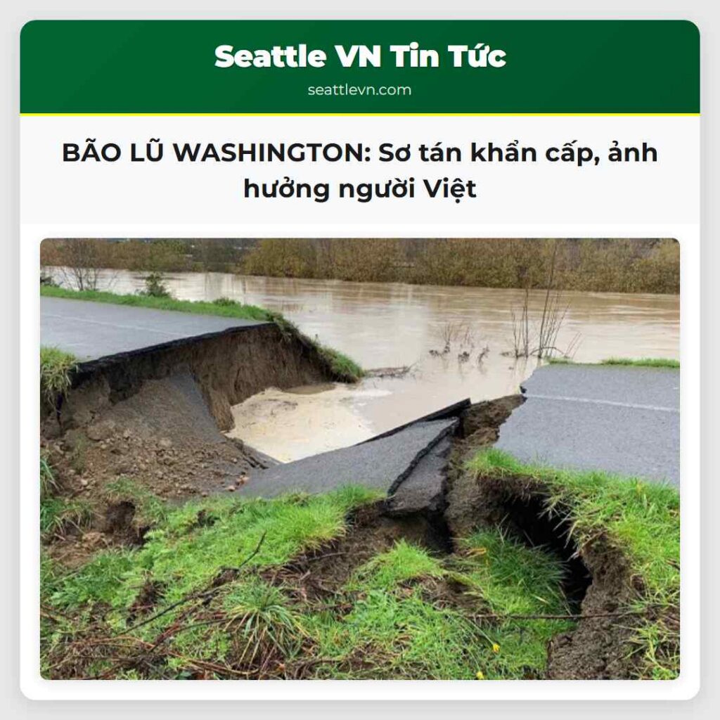 BÃO LŨ WASHINGTON: Sơ tán khẩn cấp, ảnh hưởng