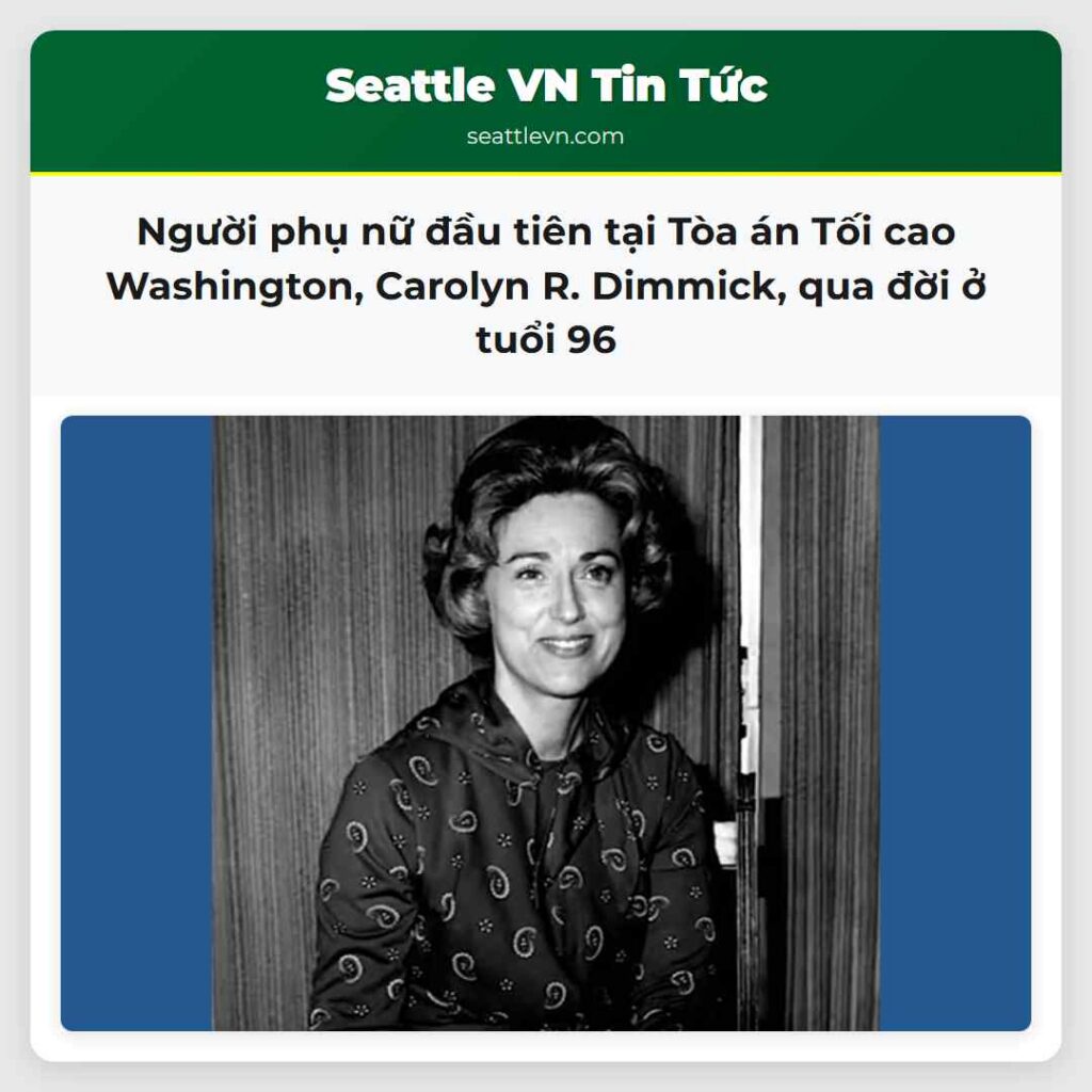 Người phụ nữ đầu tiên tại Tòa án Tối cao