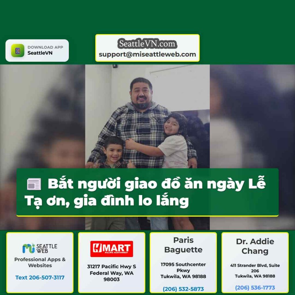 Bắt người giao đồ ăn ngày Lễ Tạ ơn, gia đình lo