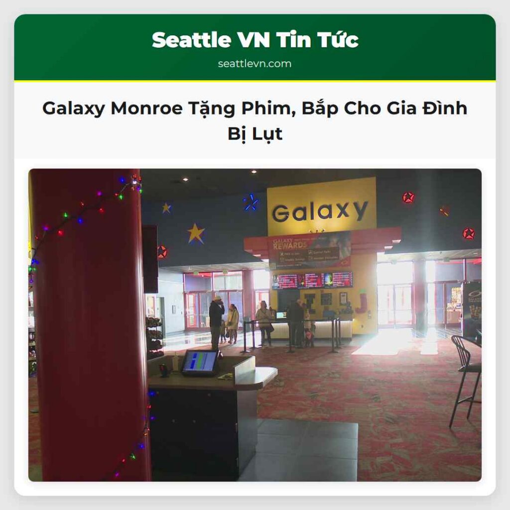 Galaxy Monroe Tặng Phim, Bắp Cho Gia Đình Bị Lụt