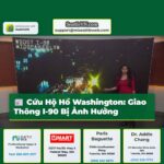 Cứu Hộ Trên Hồ Washington Gây Chậm Đọng Giao Thông Khu Vực Cầu I-90 Seattle