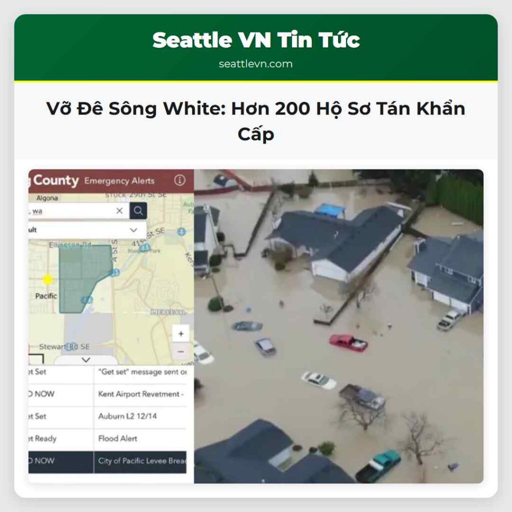 Vỡ Đê Sông White: Hơn 200 Hộ Sơ Tán Khẩn Cấp