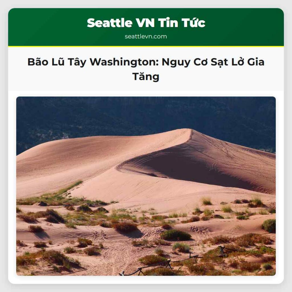 Bão Lũ Tây Washington: Nguy Cơ Sạt Lở Gia Tăng