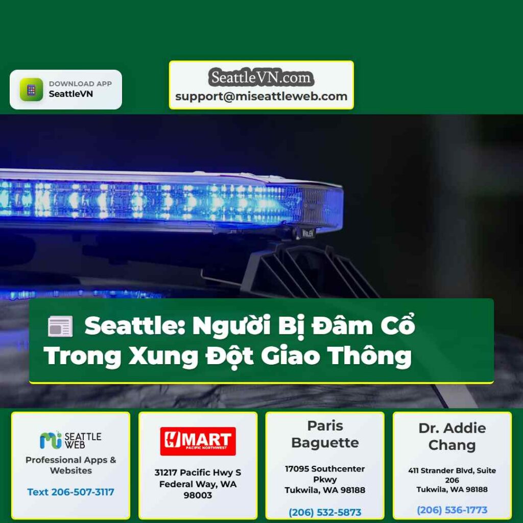 Seattle: Người Bị Đâm Cổ Trong Xung Đột Giao Thông