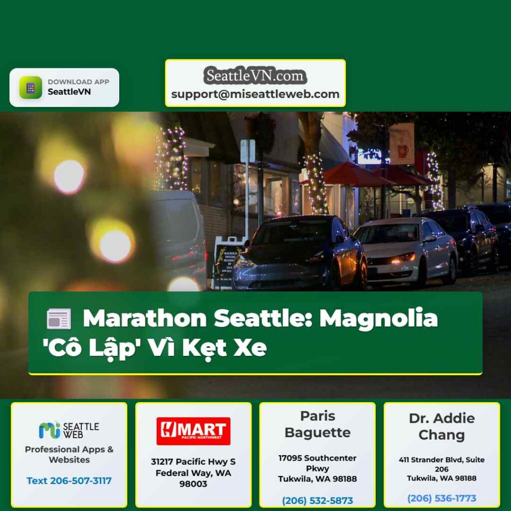 Marathon Seattle: Magnolia 'Cô Lập' Vì Kẹt Xe