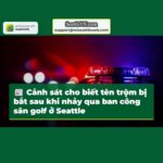 Cảnh sát cho biết tên trộm bị bắt sau khi nhảy qua ban công sân golf ở Seattle