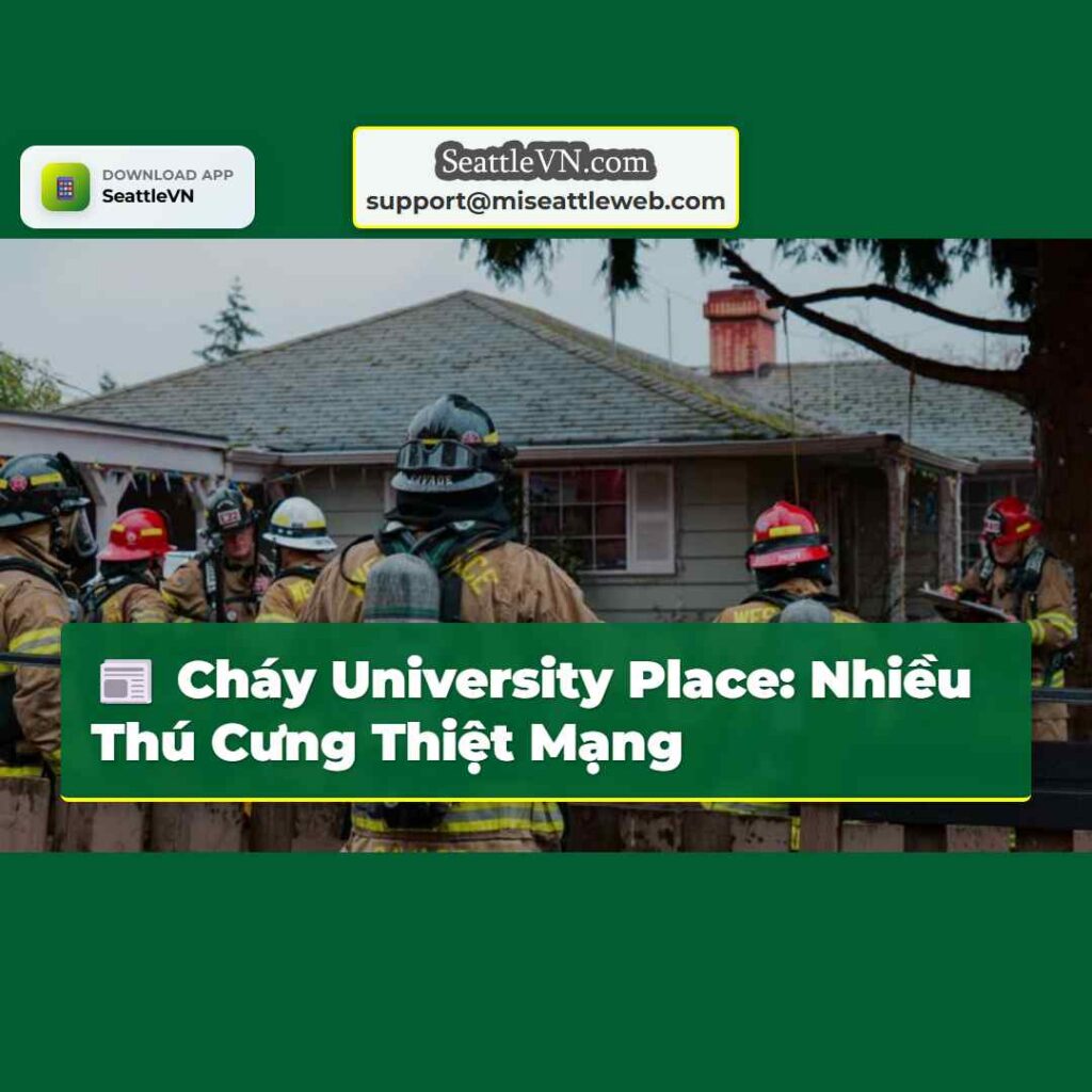 Cháy University Place: Nhiều Thú Cưng Thiệt Mạng