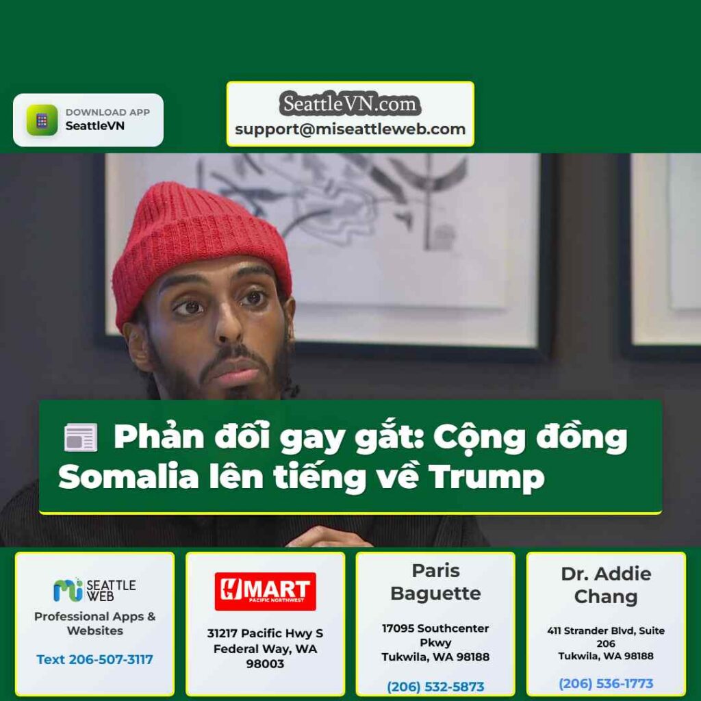 Phản đối gay gắt: Cộng đồng Somalia lên tiếng về