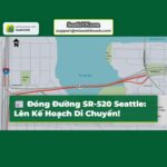 Đường SR-520 Đoạn Giữa I-5 và Montlake Boulevard ở Seattle Tạm Đóng Để Thi Công