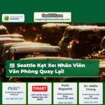 Seattle Đối Mặt Tình Trạng Kẹt Xe Nghiêm Trọng Khi Nhân Viên Trở Lại Văn Phòng