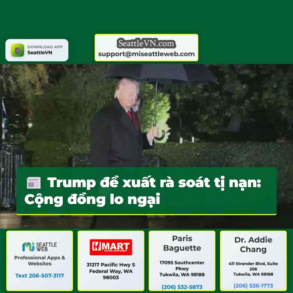 Trump đề xuất rà soát tị nạn: Cộng đồng lo ngại