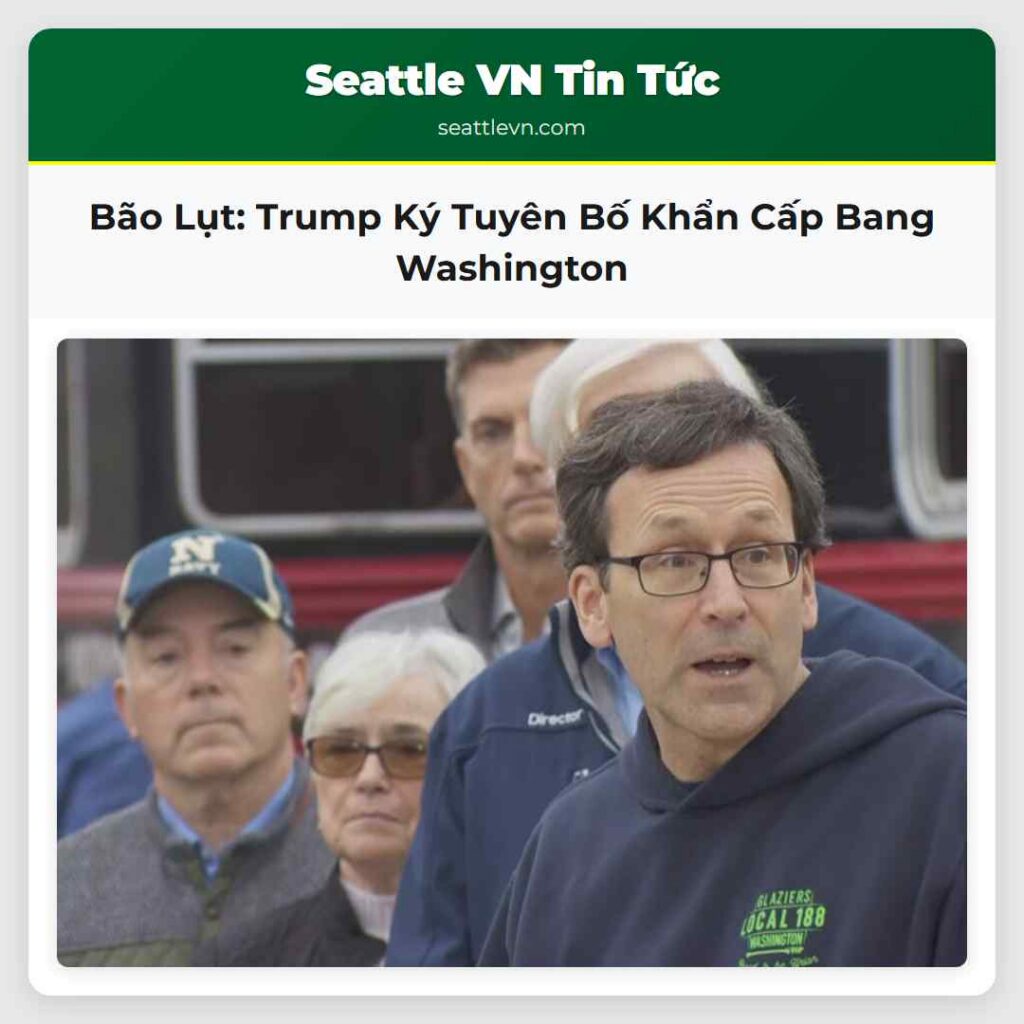 Bão Lụt: Trump Ký Tuyên Bố Khẩn Cấp Bang