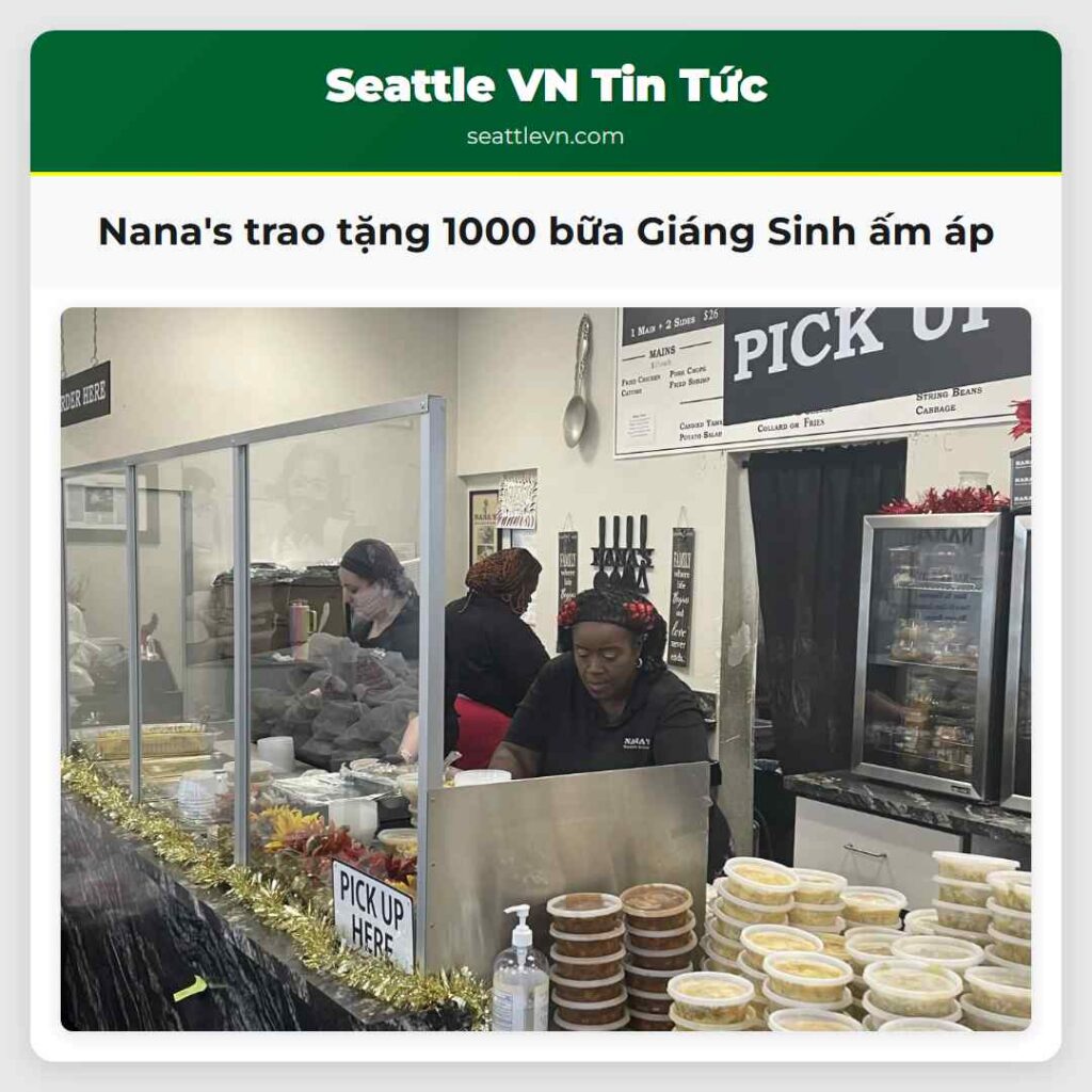 Nana's trao tặng 1000 bữa Giáng Sinh ấm áp