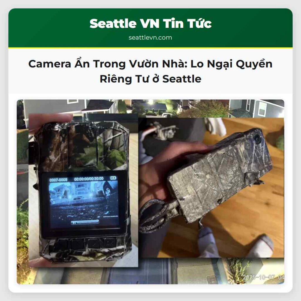 Camera Ẩn Trong Vườn Nhà: Lo Ngại Quyền Riêng Tư