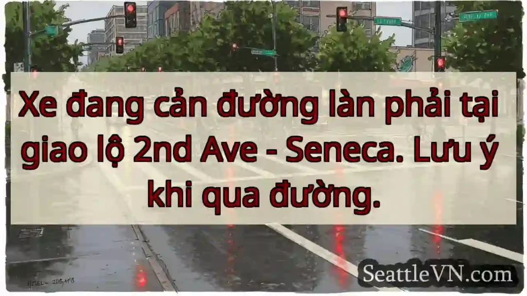 Cẩn thận! Xe cản đường phải.