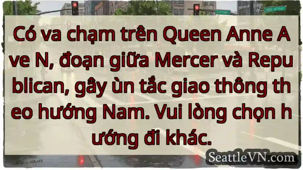 Ùn tắc Queen Anne! Chọn đường khác.