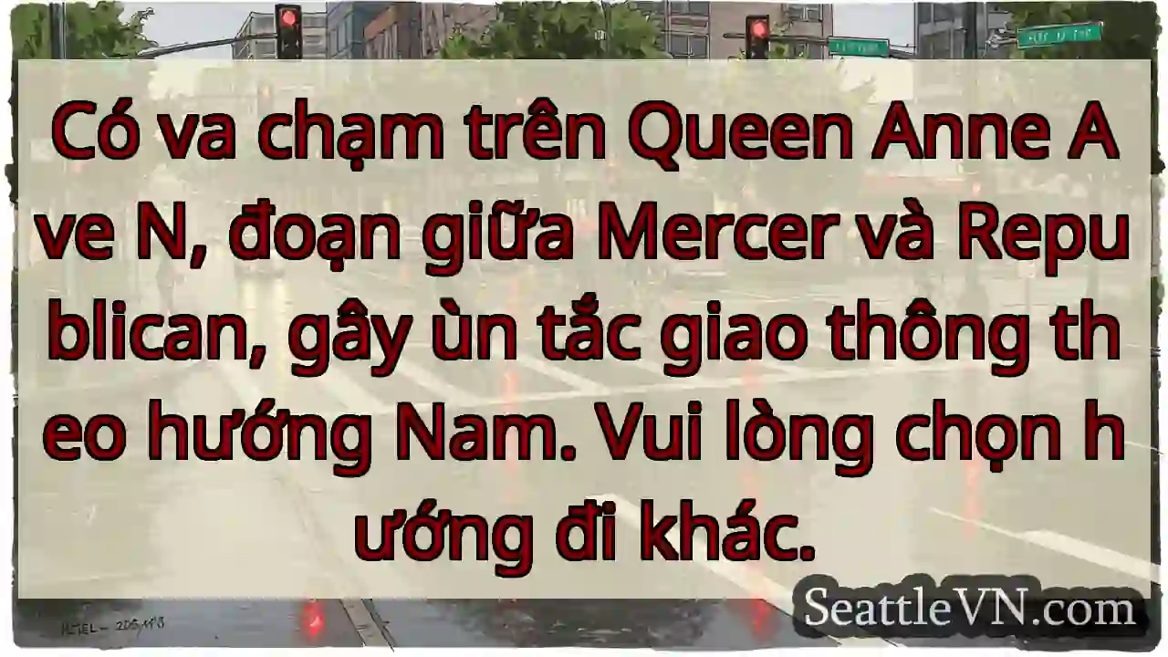 Ùn tắc Queen Anne! Chọn đường khác.