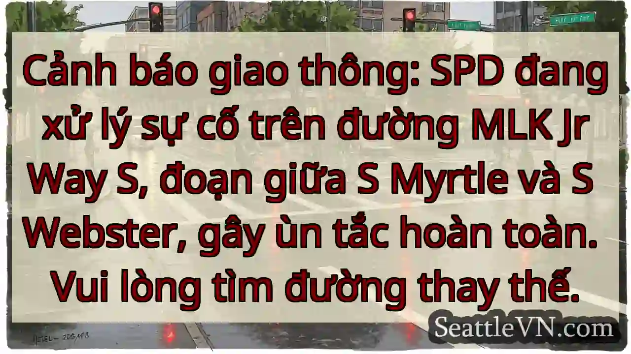 Ùn tắc MLK! Tìm đường khác nhé.