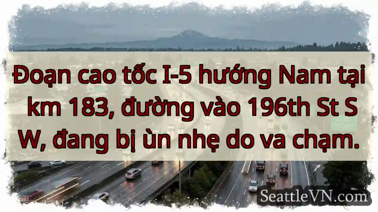 Ùn xe I-5 Nam, 196th SW