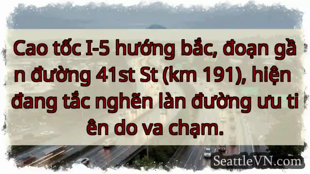 I-5 Bắc: Tắc làn ưu tiên!