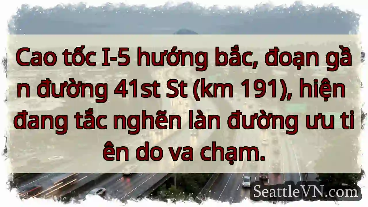 I-5 Bắc: Tắc làn ưu tiên!