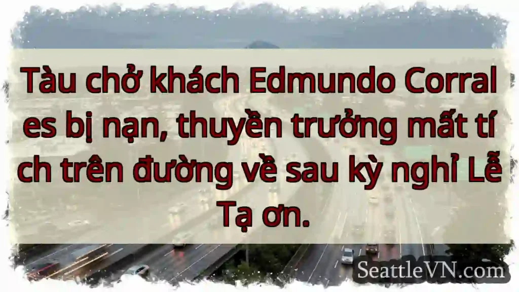 Tàu đắm! Thuyền trưởng mất tích.