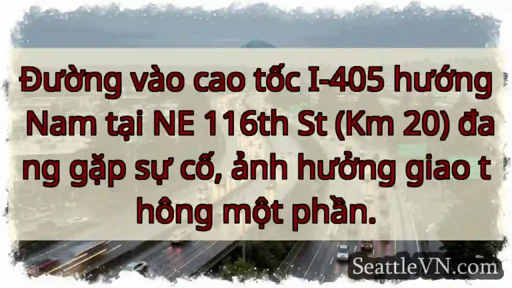 Tắc đường I-405 Nam! Km 20