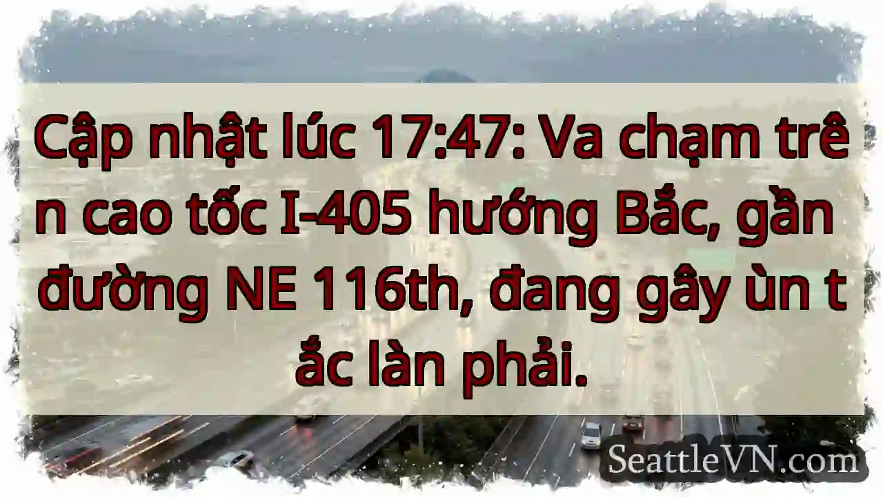 Ùn tắc I-405! Gần NE 116th.