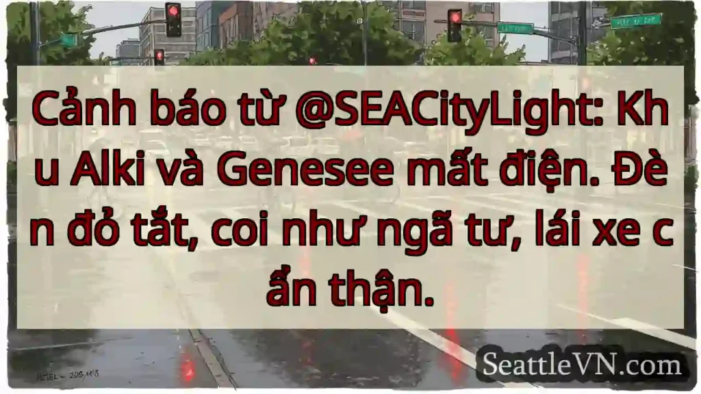 Alki &amp; Genesee: Mất điện! Cẩn thận!