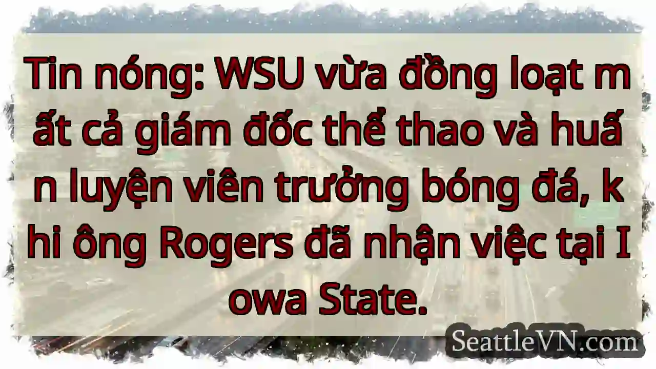 WSU: Sốc! Mất cả GM & HLV!