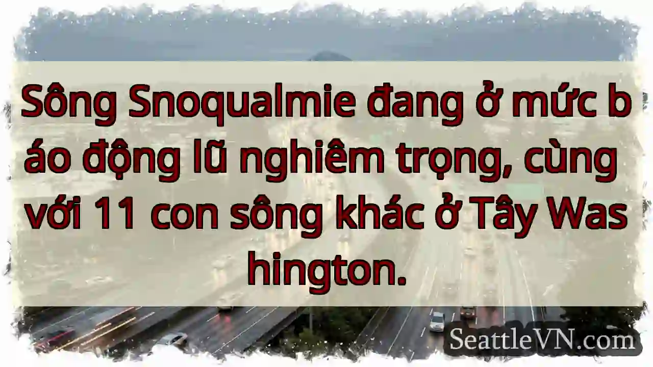 Snoqualmie: Mức báo động lũ!