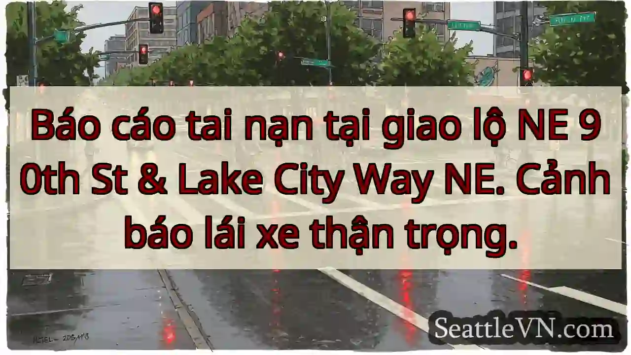 Cảnh báo! Tai nạn giao lộ.