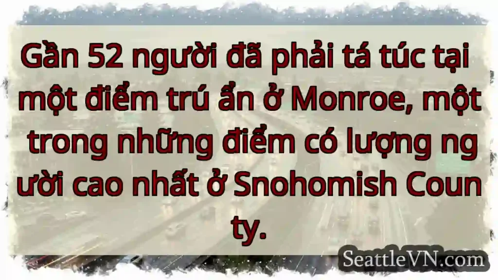 52 người trú ẩn ở Monroe