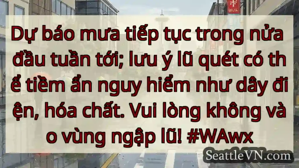 Ngập lụt! Cẩn thận lũ quét!