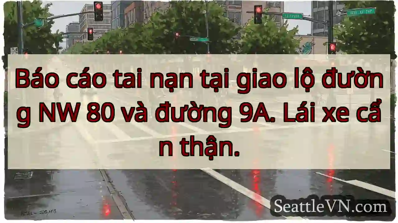 Cẩn thận! Tai nạn tại giao lộ.