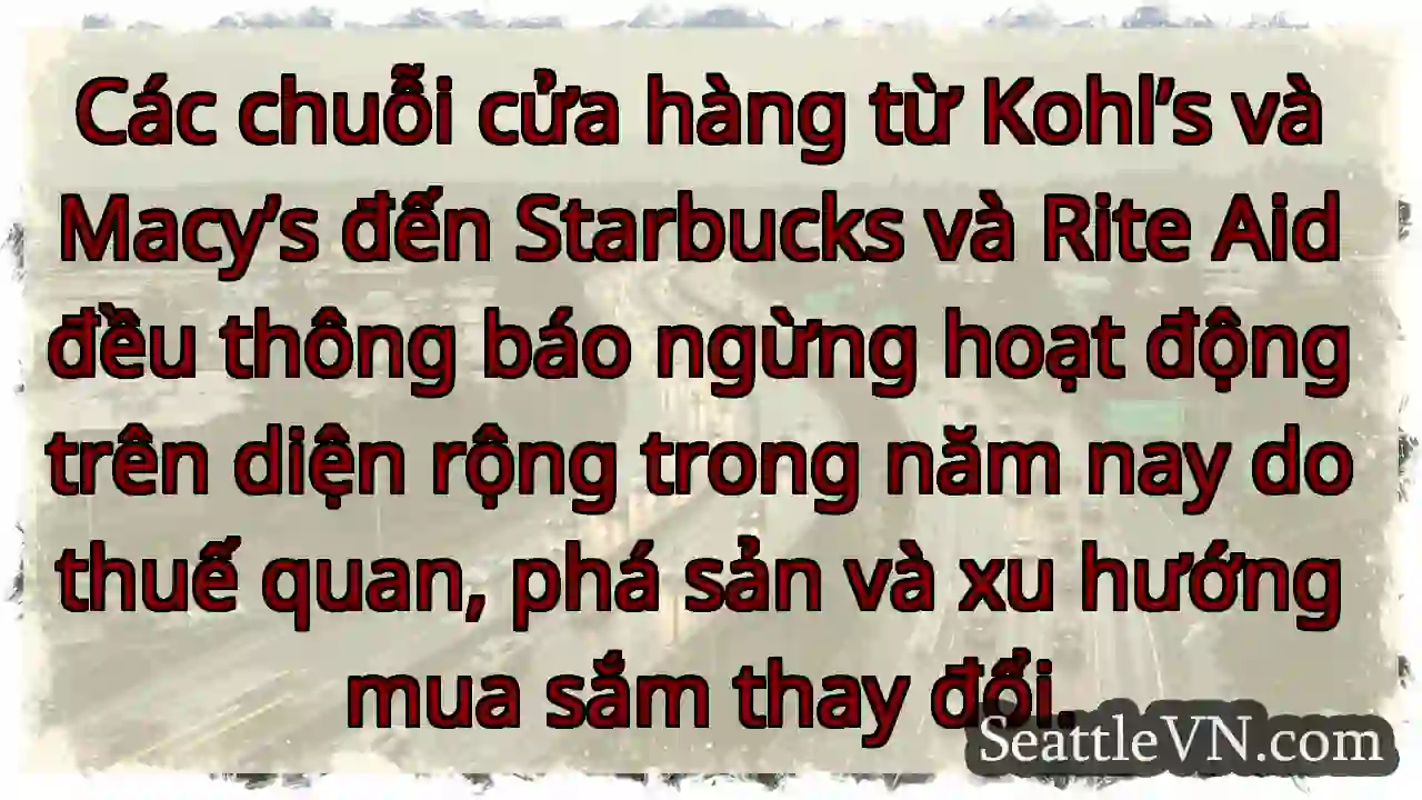 Các chuỗi cửa hàng từ Kohl’s và Macy’s đến