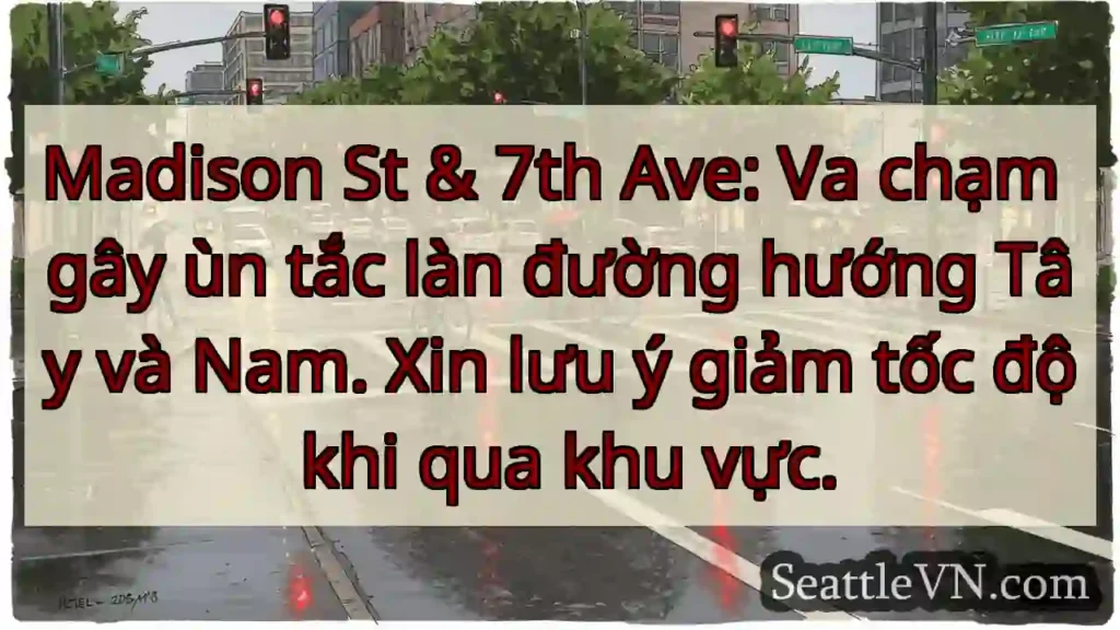 Ùn tắc Madison & 7th! Giảm tốc nhé.