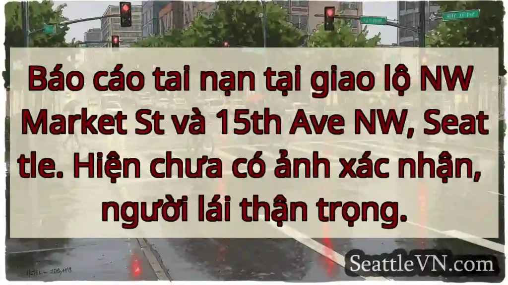 Tai nạn giao lộ Seattle. Cẩn thận!