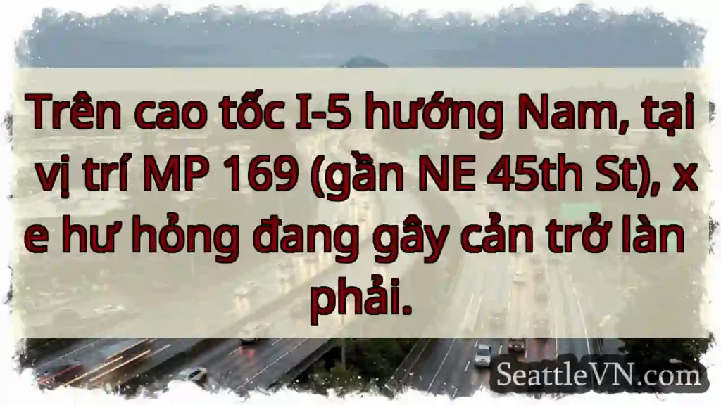 Tắc làn phải! I-5 Nam, MP 169