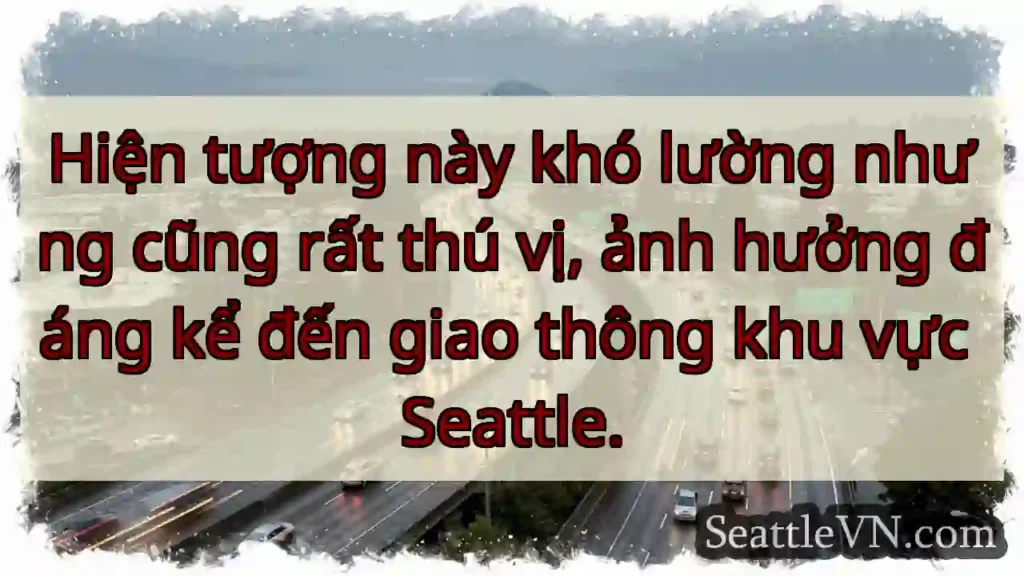 Seattle: Giao thông bất ngờ!