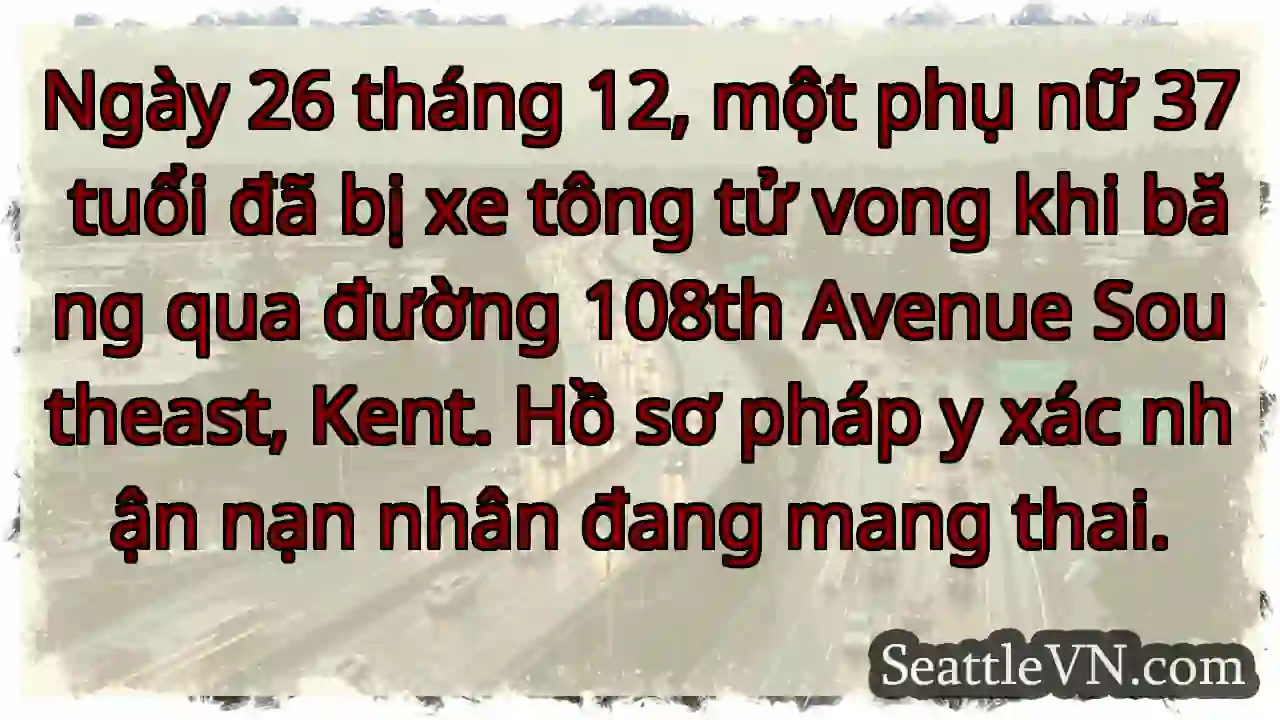 Bà bầu tử nạn: Tai nạn thương tâm ở Kent
