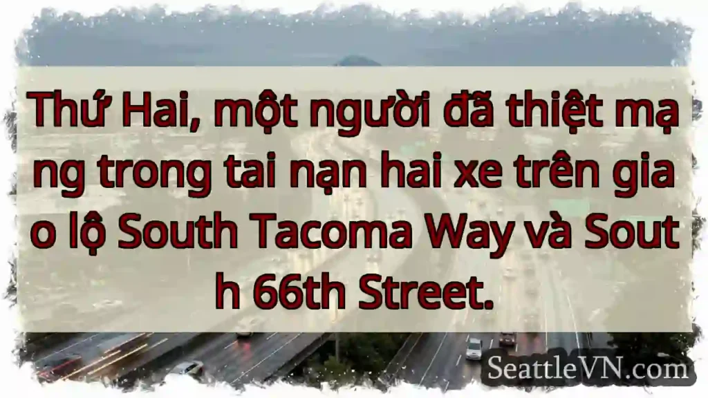 Tai nạn nghiêm trọng! 1 người tử vong.
