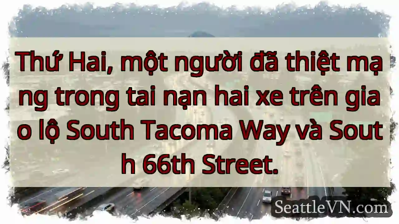 Tai nạn nghiêm trọng! 1 người tử vong.