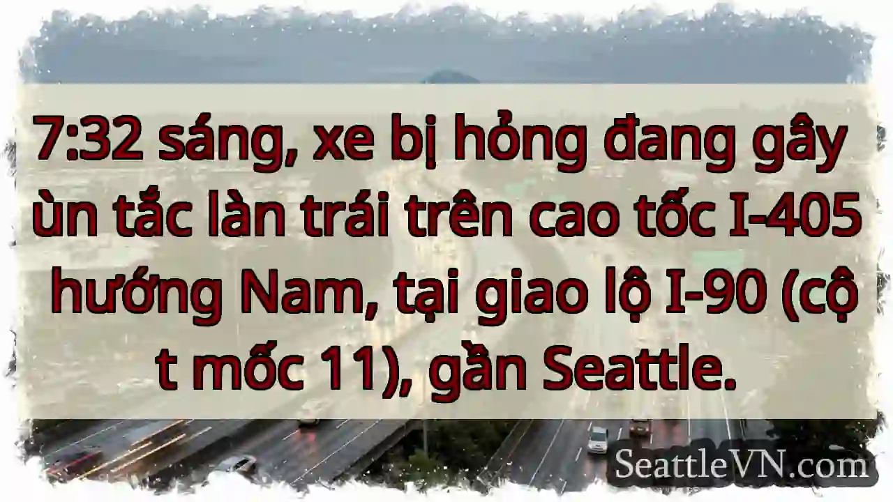 Ùn tắc I-405 Nam! Gần Seattle.