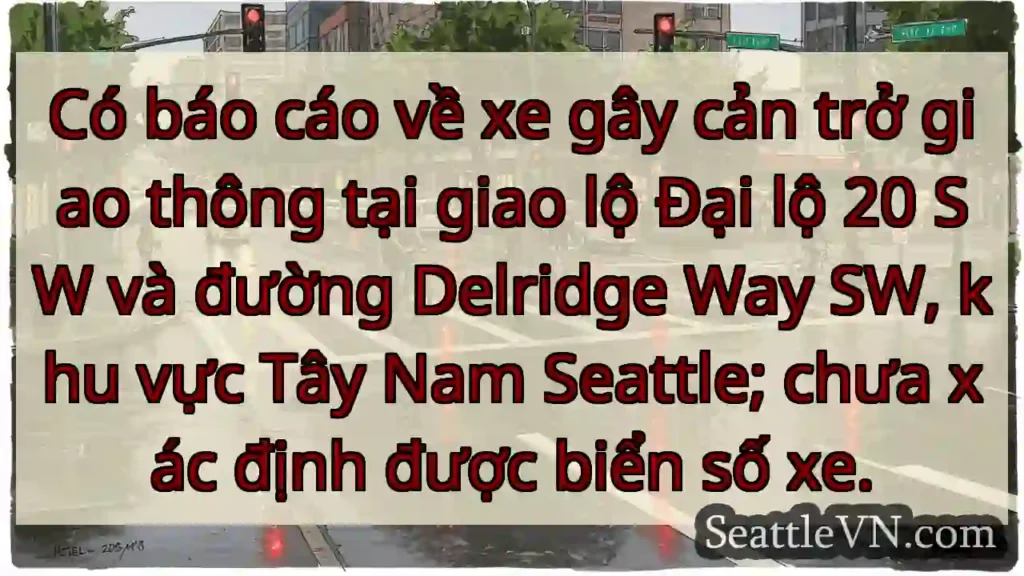 Tắc đường Đại lộ 20 SW!