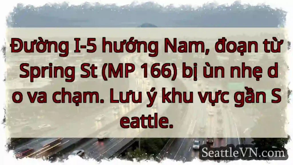 Ùn nhẹ I-5 Nam, gần Seattle